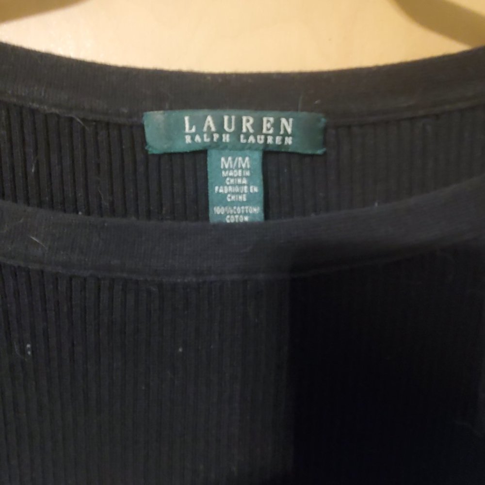 Ralph Lauren striped cotton sweater Size Medium - Picture 2 of 3